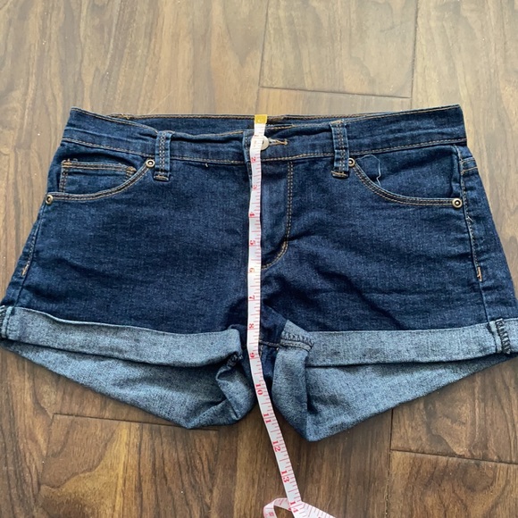 Forever 21 Dark Wash Jean Shorts - Picture 7 of 7